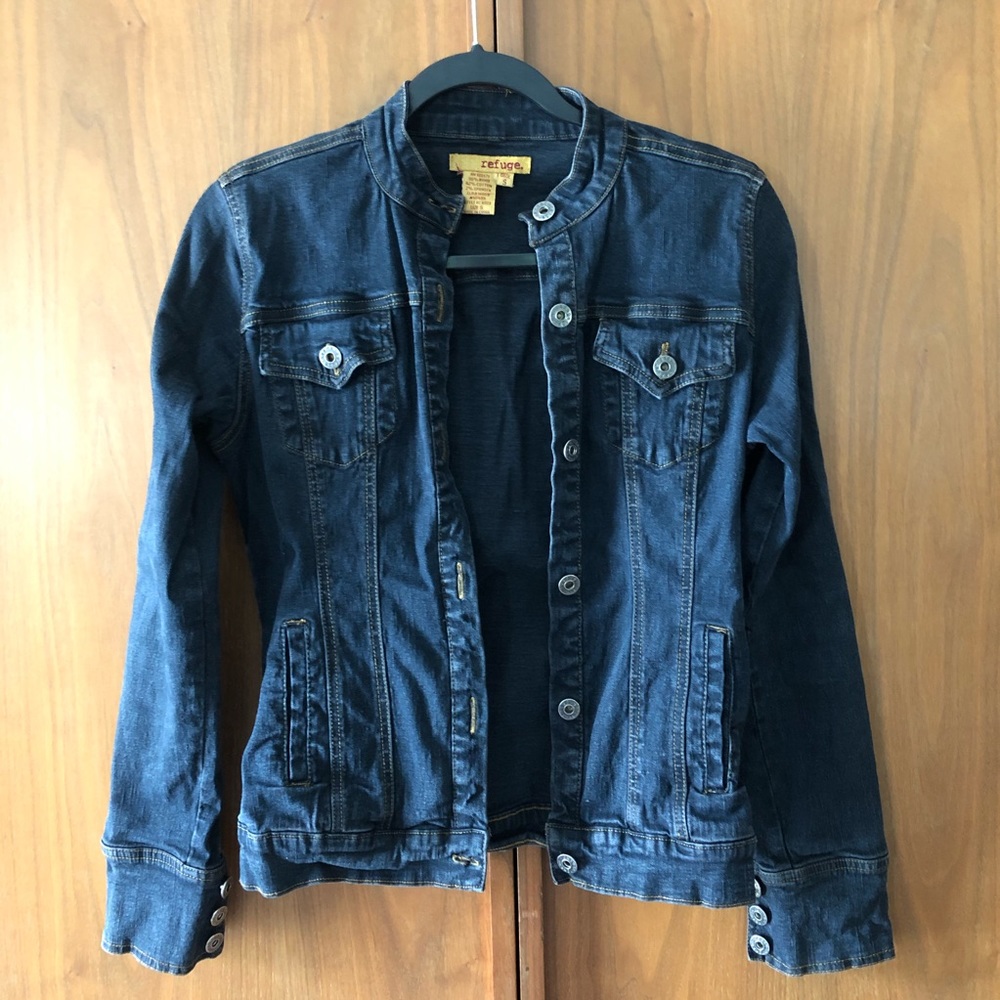 Dark blue denim jacket